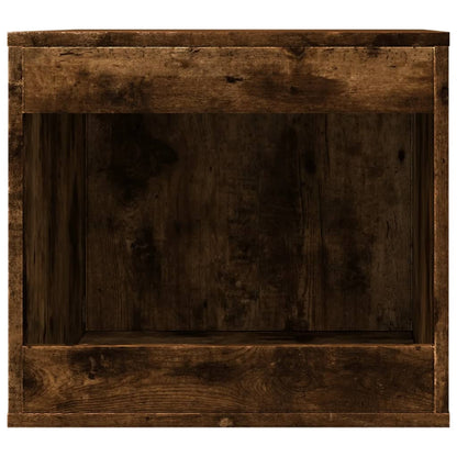 Cat litter box 47x59x42 cm processed wood smoked oak color