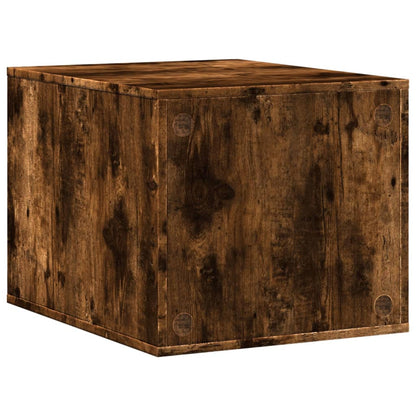 Cat litter box 47x59x42 cm processed wood smoked oak color