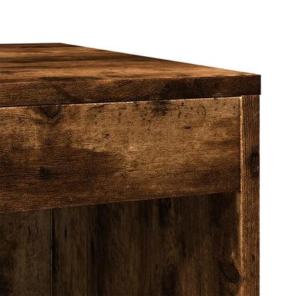 Cat litter box 47x59x42 cm processed wood smoked oak color