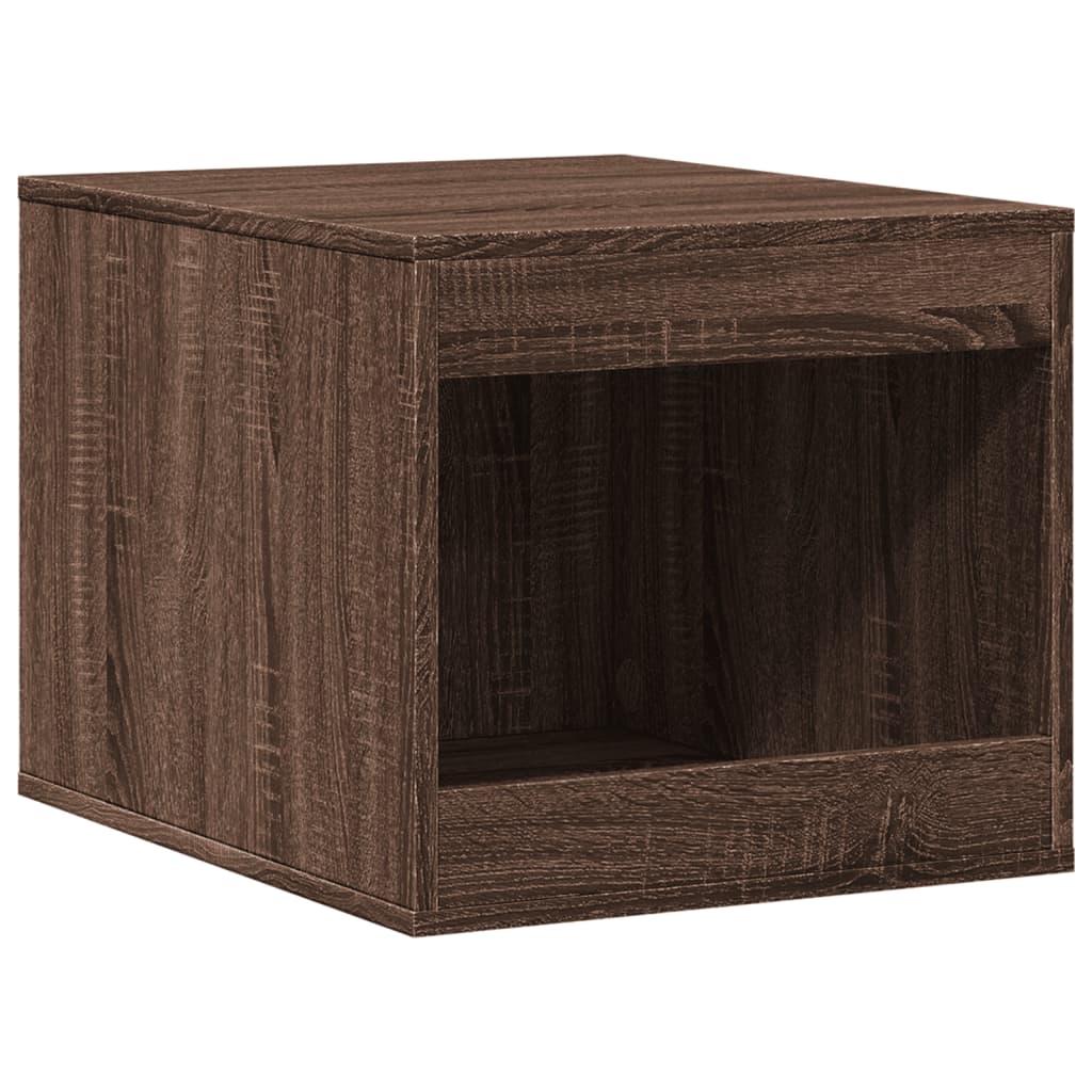 Cat litter box 47x59x42 cm processed wood brown oak color