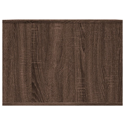 Cat litter box 47x59x42 cm processed wood brown oak color