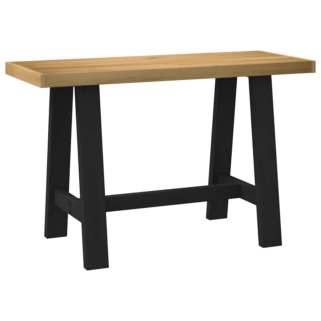 Desk NOAIN A-shaped legs 120x50x75 cm solid wood