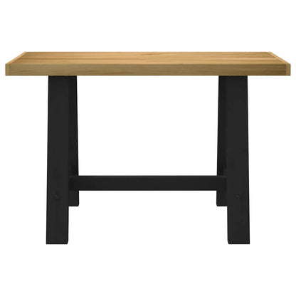 Desk NOAIN A-shaped legs 120x50x75 cm solid wood