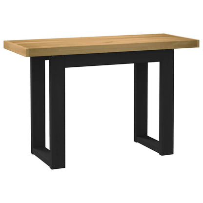 NOAIN desk U-shaped legs 120x50x75 cm solid wood