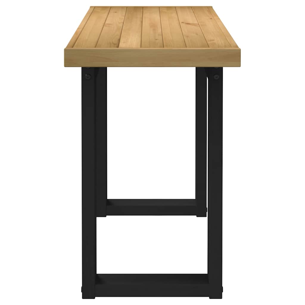 NOAIN desk U-shaped legs 120x50x75 cm solid wood