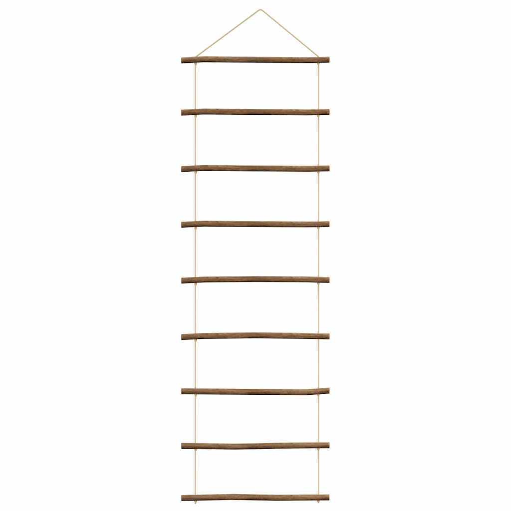 Wanddecoratie laddervormig 50x150 cm naturel tak