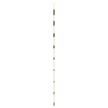 Wanddecoratie laddervormig 50x150 cm naturel tak