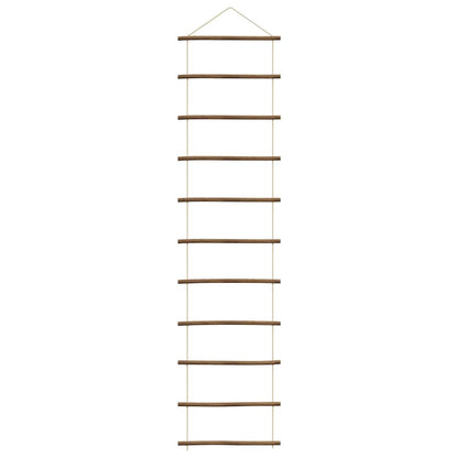 Wanddecoratie laddervormig 50x200 cm naturel tak
