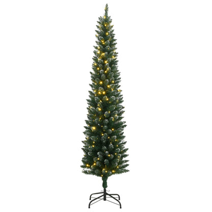 Kunstkerstboom smal met 150 LED's 120 cm