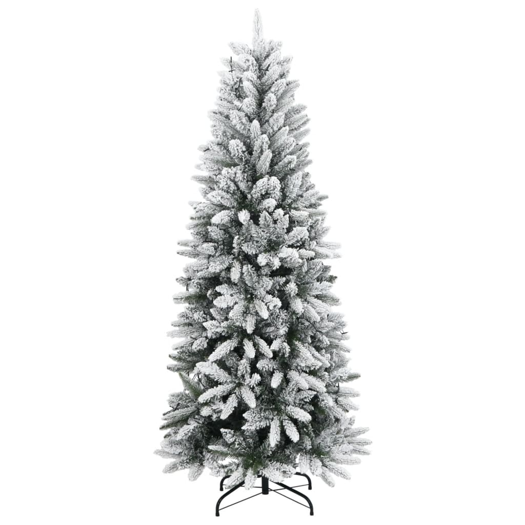 Artificial Christmas tree with 300 LEDs and snow 240 cm
