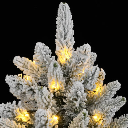 Artificial Christmas tree with 300 LEDs and snow 240 cm