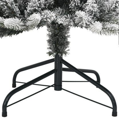 Artificial Christmas tree with 300 LEDs and snow 240 cm