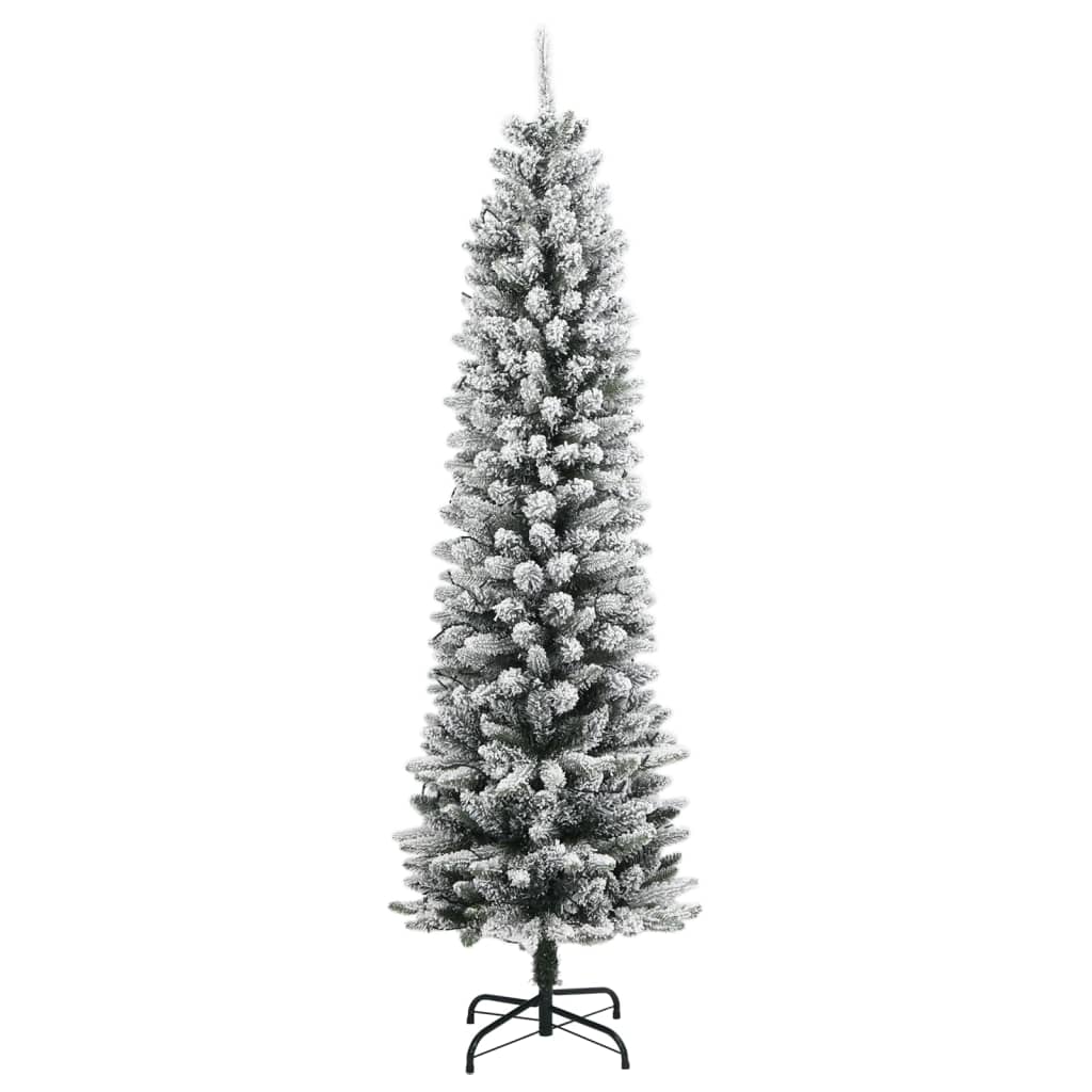 Artificial Christmas tree with 300 LEDs and snow 180 cm