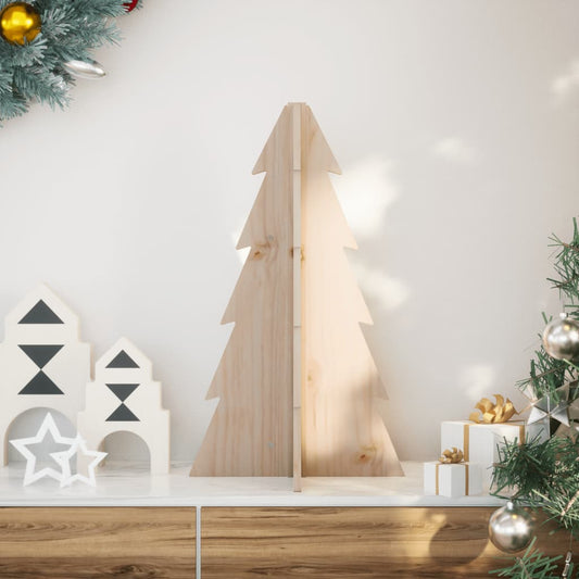 Christmas decoration Christmas tree 69.5 cm solid pine wood