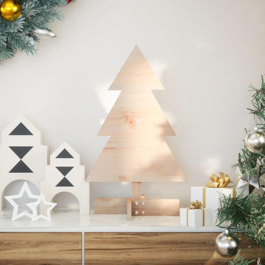 Christmas decoration Christmas tree 60 cm solid pine wood