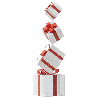 Christmas decoration gift box 80 LEDs warm white