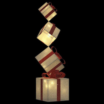 Christmas decoration gift box 80 LEDs warm white