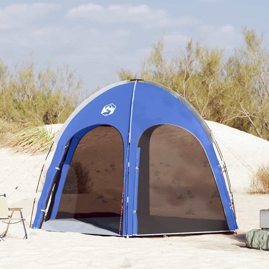 Zwembad Tent met dak azuurblauw 366 x 305 x 231 cm Polyester