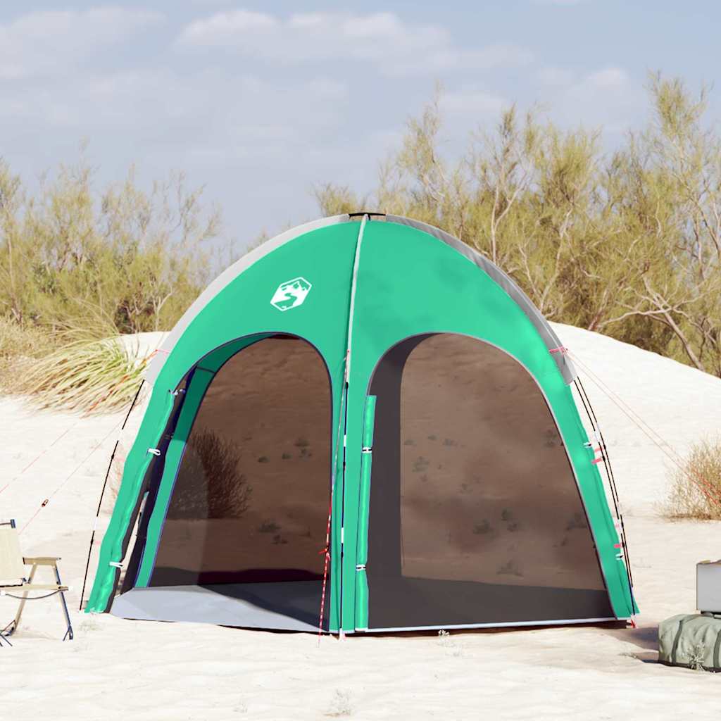 Zwembad Tent Zeegroen 366 x 305 x 231 cm Polyester en Glasvezel