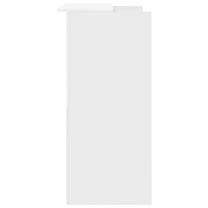 Receptiebalie wit 100x50x103,5 cm bewerkt hout