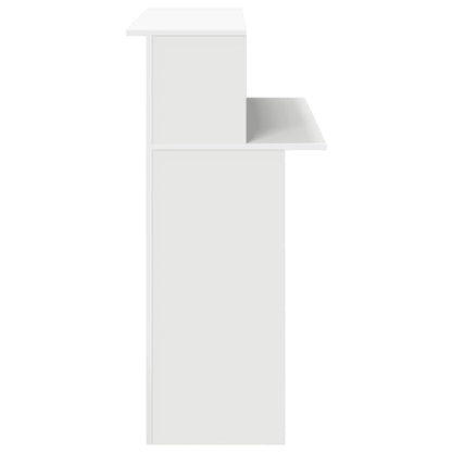 Receptiebalie wit 100x50x103,5 cm bewerkt hout