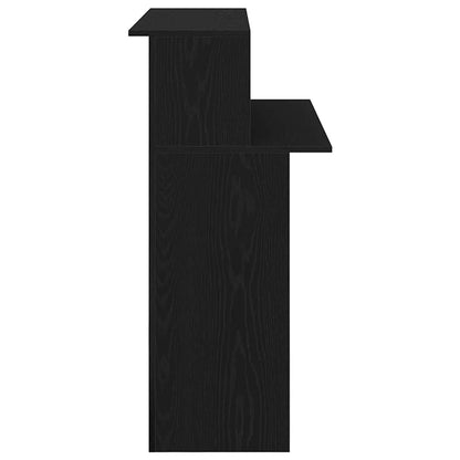 Receptiebalie 100x50x103,5 cm bewerkt hout zwart