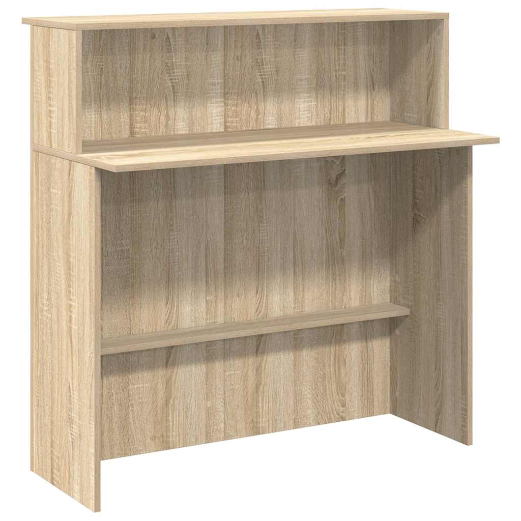 Receptiebalie Sonoma Eiken 100x50x103,5 cm Bewerkt Hout
