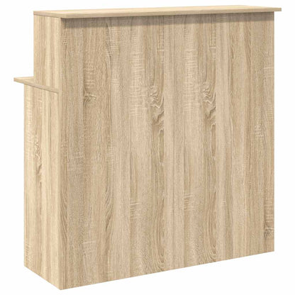 Receptiebalie Sonoma Eiken 100x50x103,5 cm Bewerkt Hout
