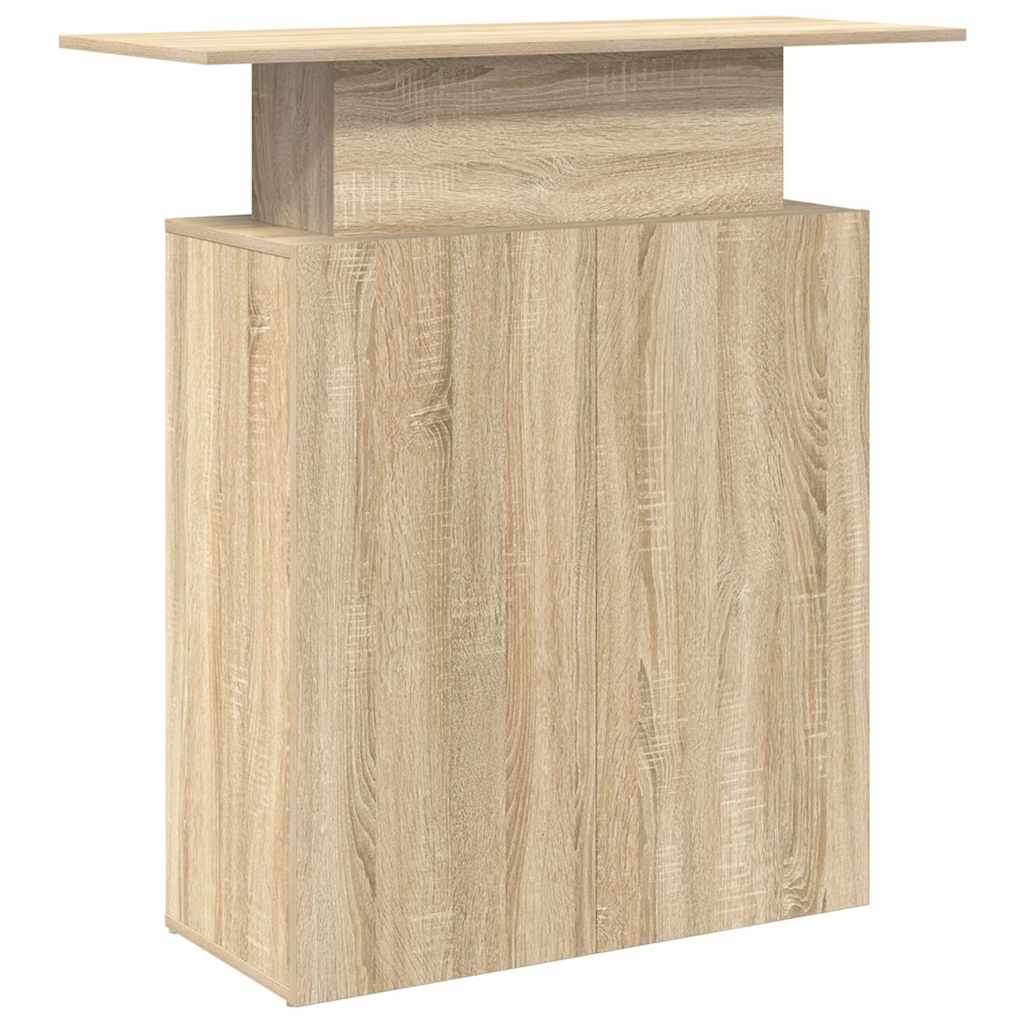 Receptiebalie Sonoma Eiken 100x40x104 cm Bewerkt Hout