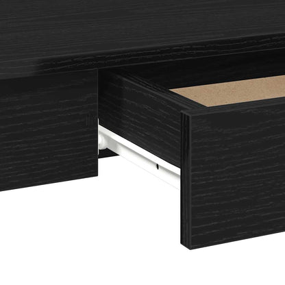Desk 100x45x75 cm processed wood black