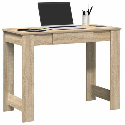 Desk 100x45x75 cm processed wood sonoma oak color