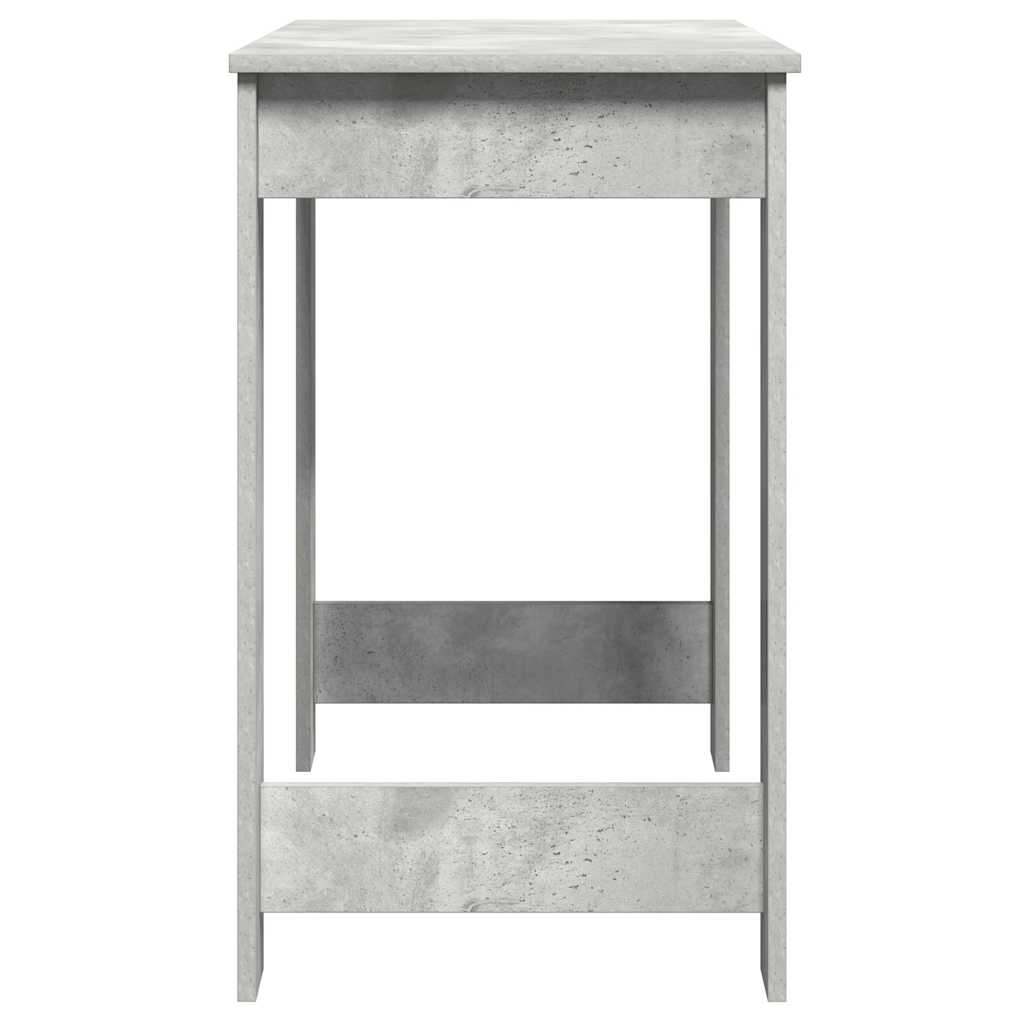 Desk 100x45x75 cm processed wood concrete gray