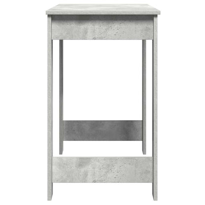 Desk 100x45x75 cm processed wood concrete gray