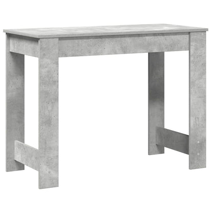 Desk 100x45x75 cm processed wood concrete gray