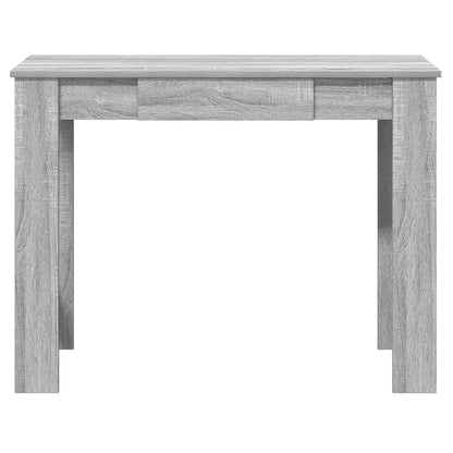 Desk 100x45x75 cm processed wood gray sonoma oak color