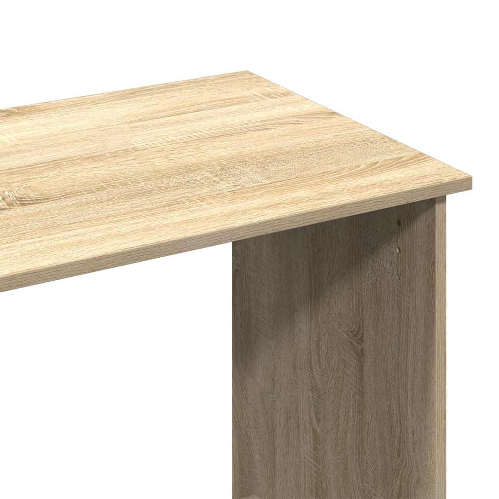 Bureau 80x40x75 cm bewerkt hout sonoma eikenkleurig