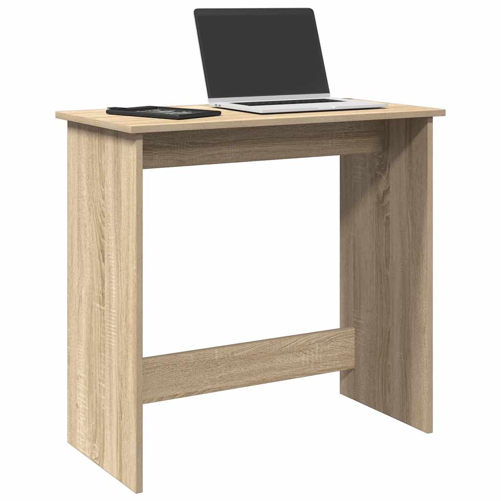 Bureau 80x40x75 cm bewerkt hout sonoma eikenkleurig