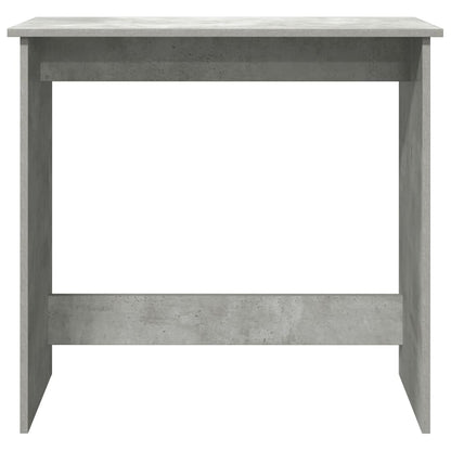 Desk 80x40x75 cm processed wood concrete gray