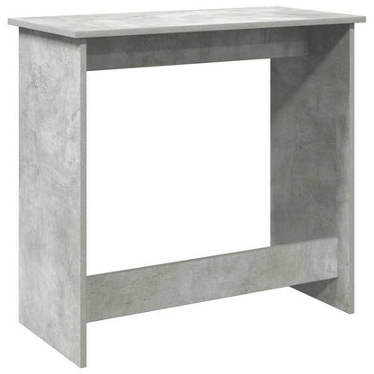 Desk 80x40x75 cm processed wood concrete gray