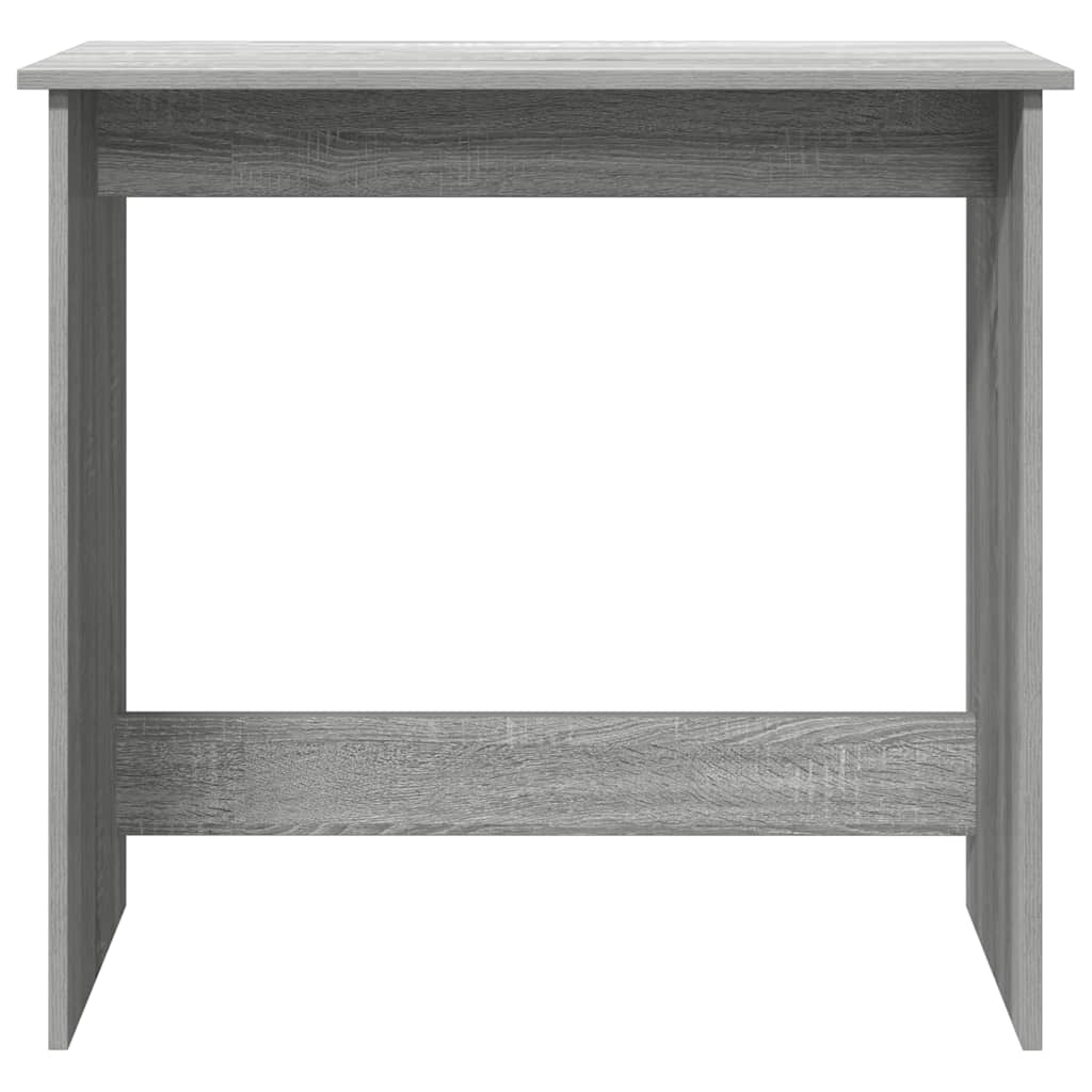 Desk 80x40x75 cm processed wood gray sonoma oak color