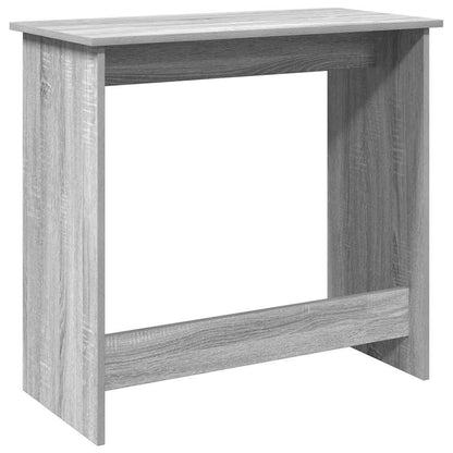Desk 80x40x75 cm processed wood gray sonoma oak color
