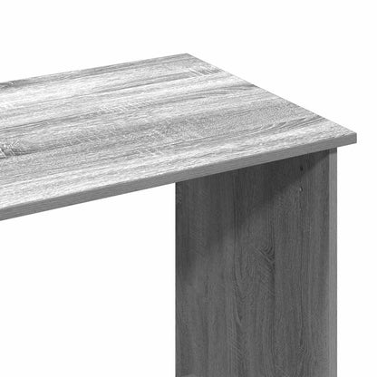 Desk 80x40x75 cm processed wood gray sonoma oak color