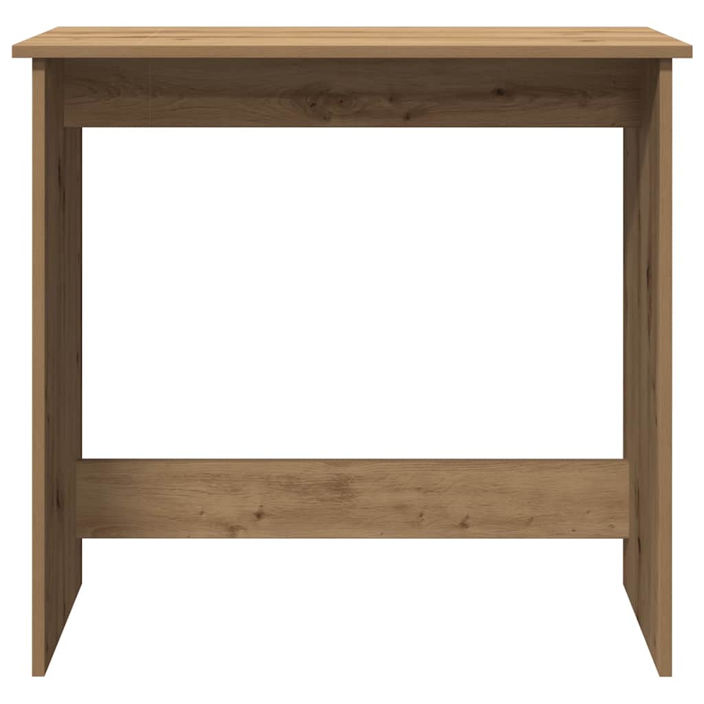 Bureau 80x40x75 cm bewerkt hout artisanaal eikenkleurig