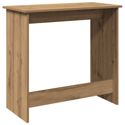 Bureau 80x40x75 cm bewerkt hout artisanaal eikenkleurig