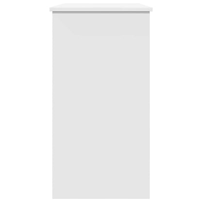 Desk 80x40x75 cm processed wood white