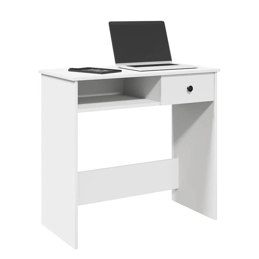 Desk 80x40x75 cm processed wood white