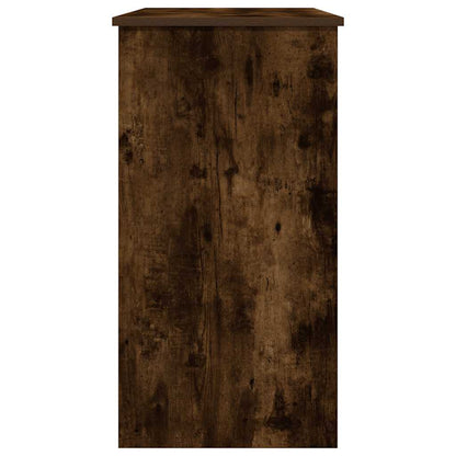 Desk 80x40x75 cm processed wood smoked oak color