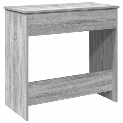 Bureau 80x40x75 cm bewerkt hout grijs sonoma eikenkleurig