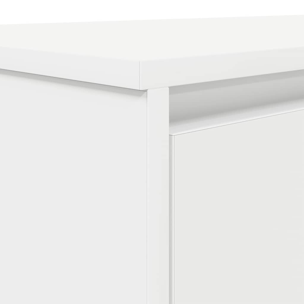 Desk 120x42x76 cm chipboard white