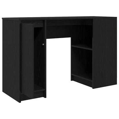 Desk 120x42x76 cm chipboard black oak color